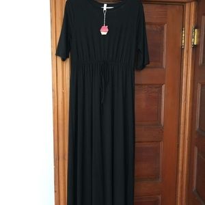 Pink Blush Maternity Maxi Dress